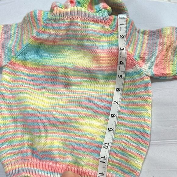 Betty’s Original handmade back zipper sweater with hood. 2T to 3T - Picture 11 of 12